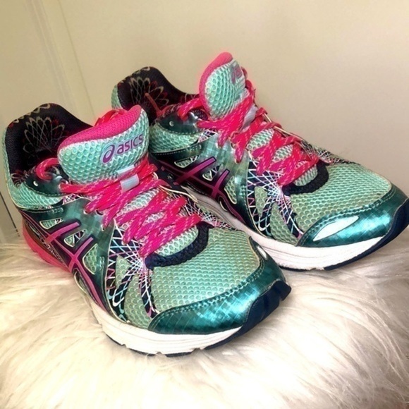 OASICS | Women’s Colorful Gel Sole OASICS AHAR Sneakers, Size 7.5 - Picture 3 of 7